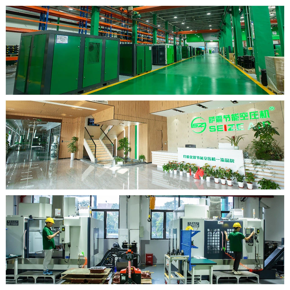 100 Pure Pm Vsd Dry Type Oil Free Screw Air Compressor
