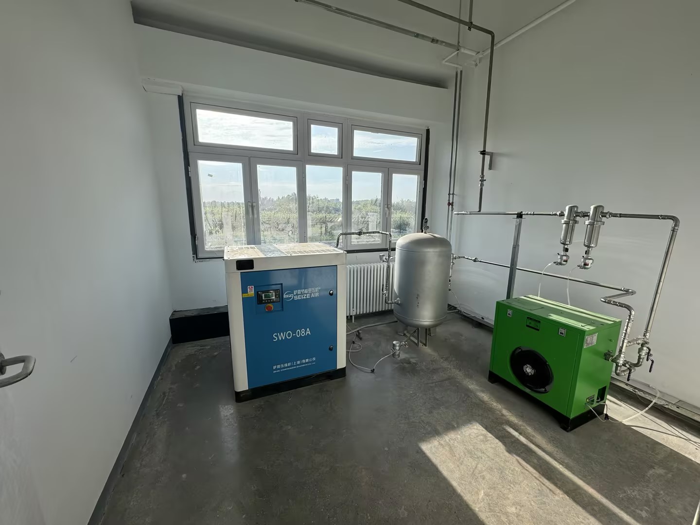 Medicinsk oliefri scroll luftkompressor