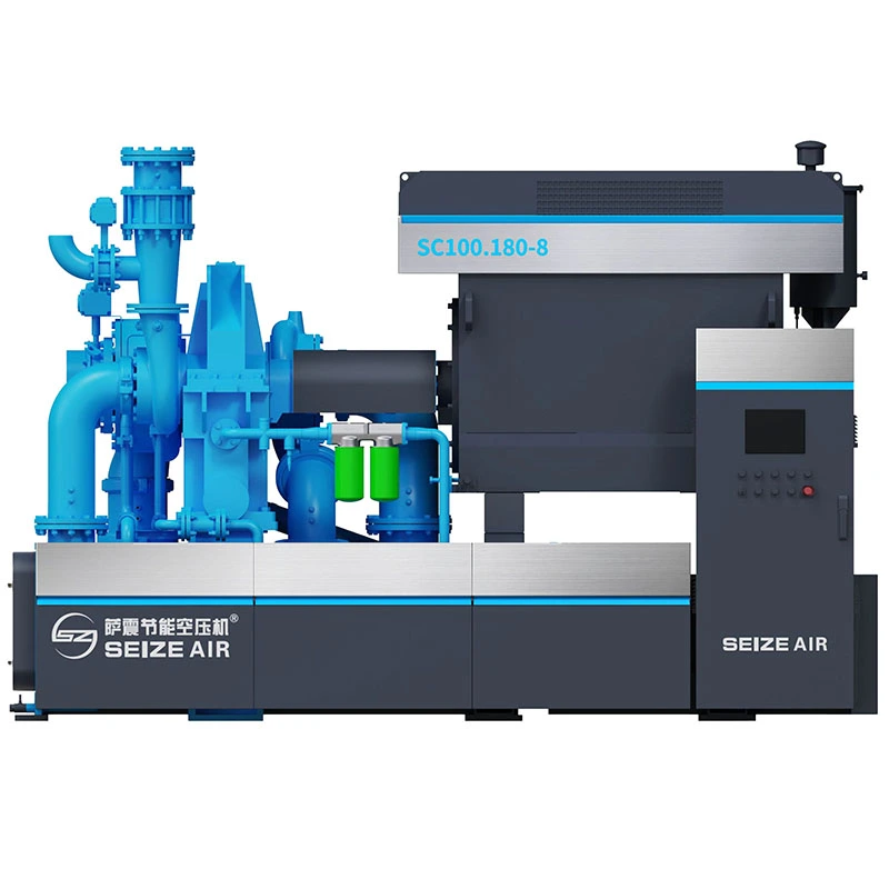 Flertrins gear turbo luftkompressor